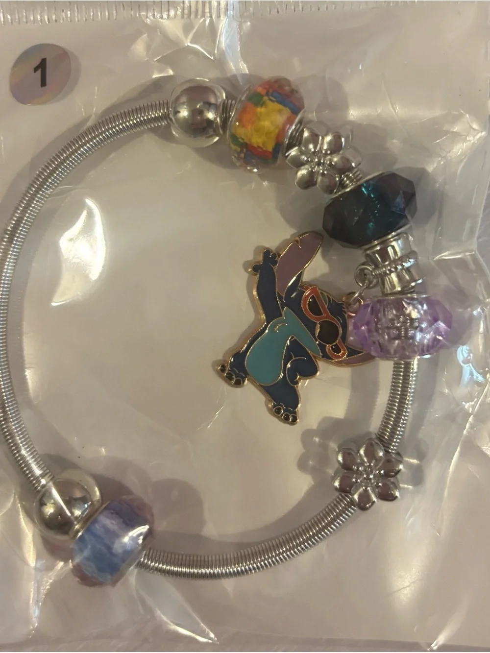 Your pick - blue stitch, pink stitch, or labubu bracelet